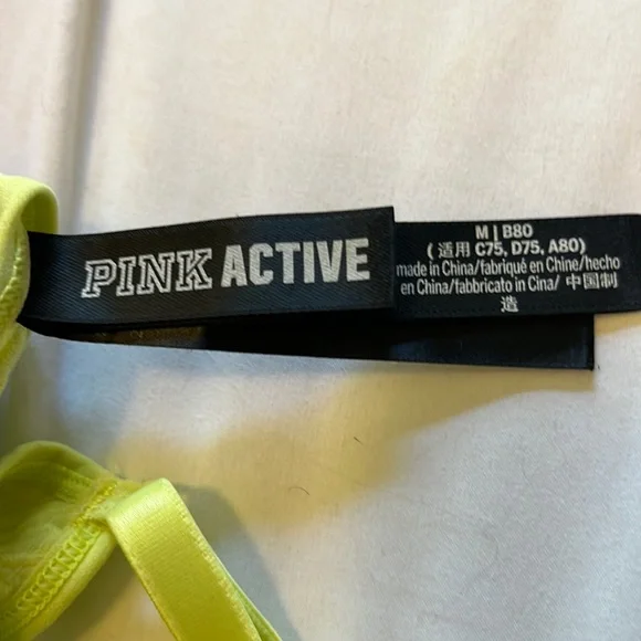 New w/ tags detached VS Pink Sports Bras sz M - Picture 8 of 8
